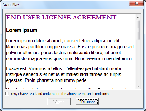 EULA Example