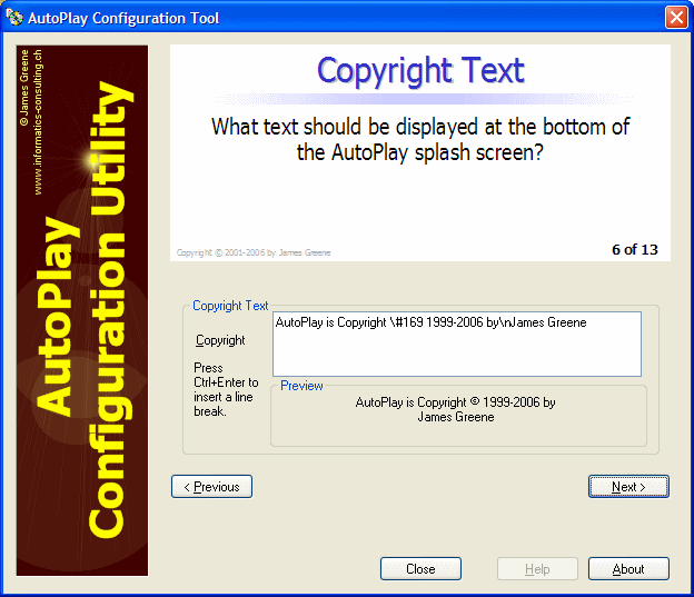AutoPlay Configuration Utility
