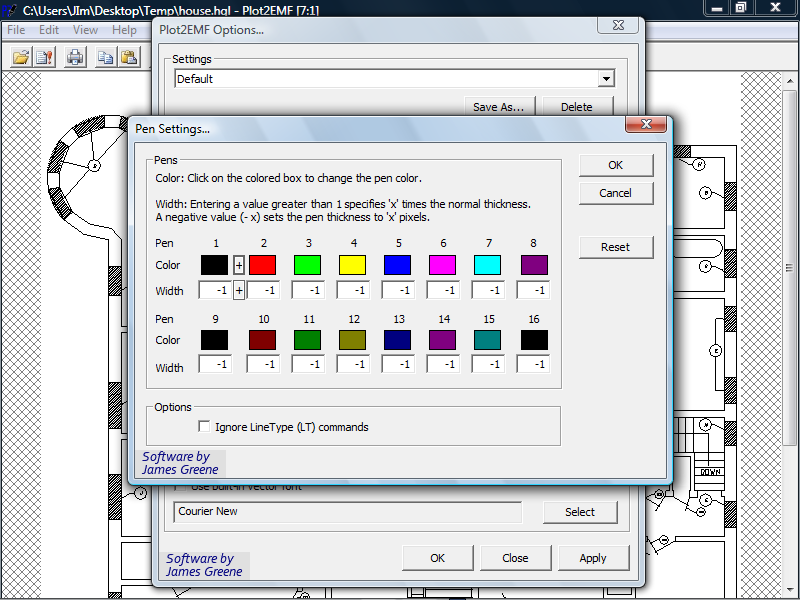 HP-GL Plot Conversion Utility