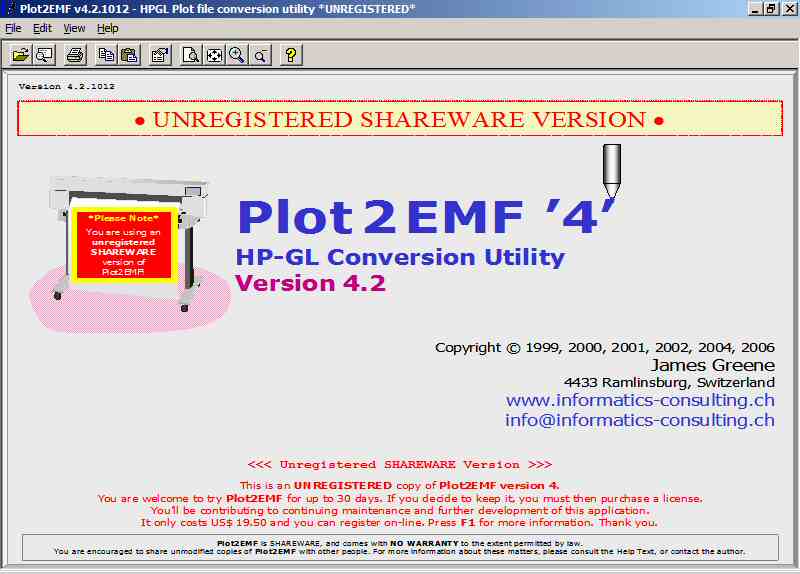 Plot2EMF Screen Shot